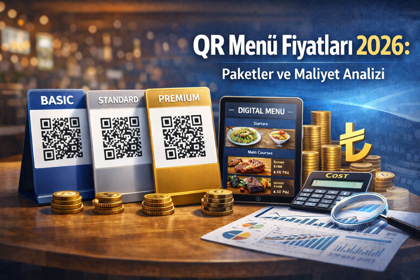 QR Menü Fiyatları 2026: Paketler ve Maliyet Analizi