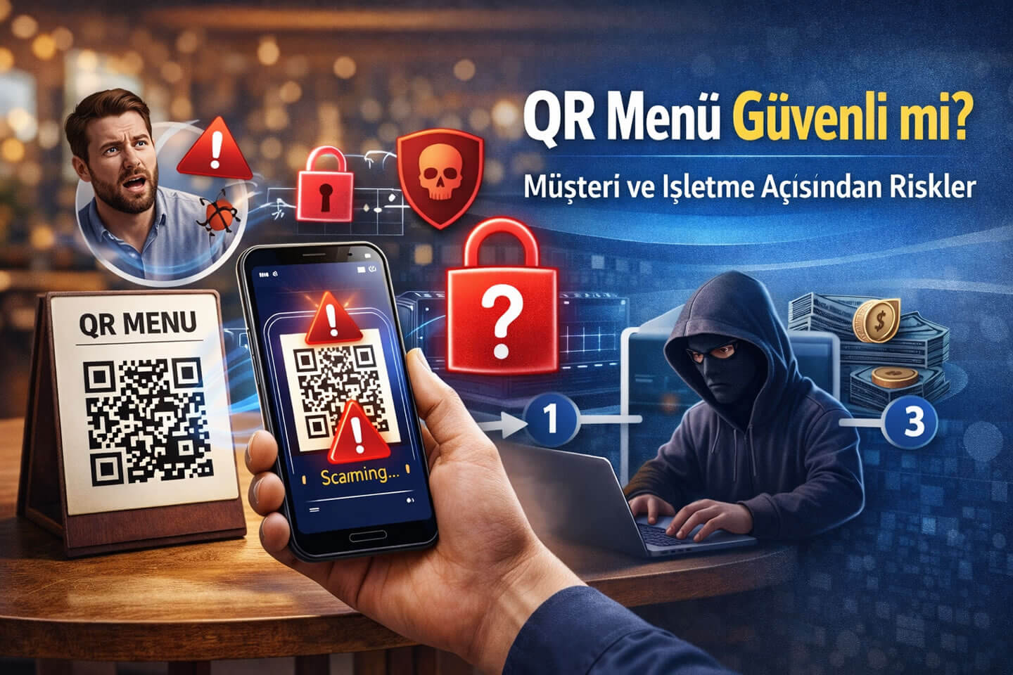QR Menü Güvenli mi? Müşteri ve İşletme Açısından Riskler